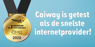 Caiway snelste provider van Nederland 2020